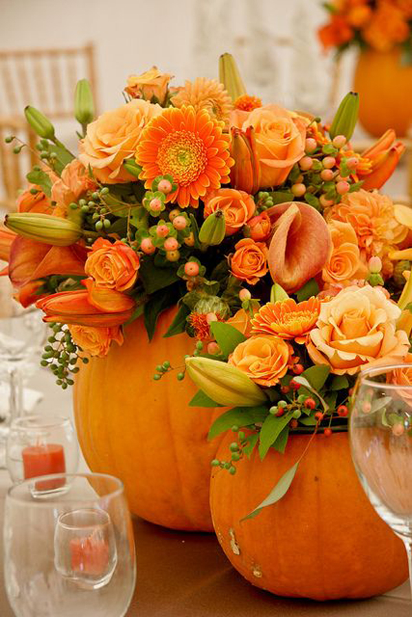 15 Pumpkin Floral Ideas For Your Fall Decorating