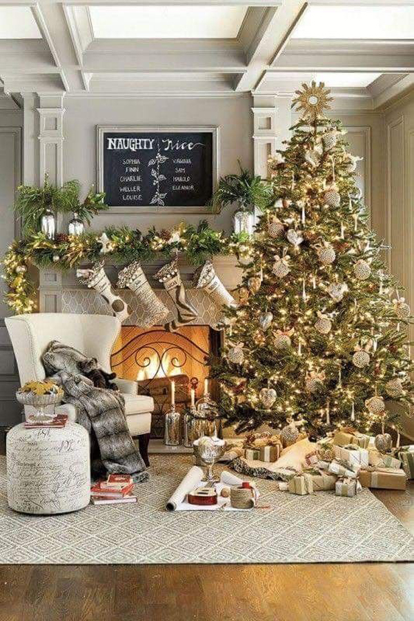 20 Luxury Gold Christmas Trees Decor For Sparkling Holidays  Home