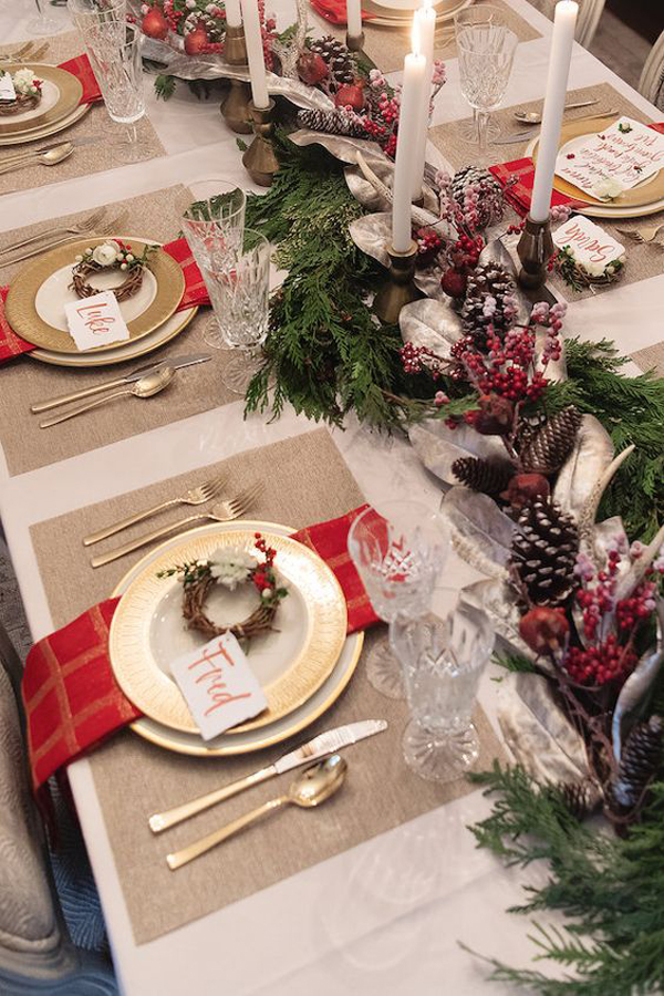 15 Traditional Christmas Table Setting Ideas