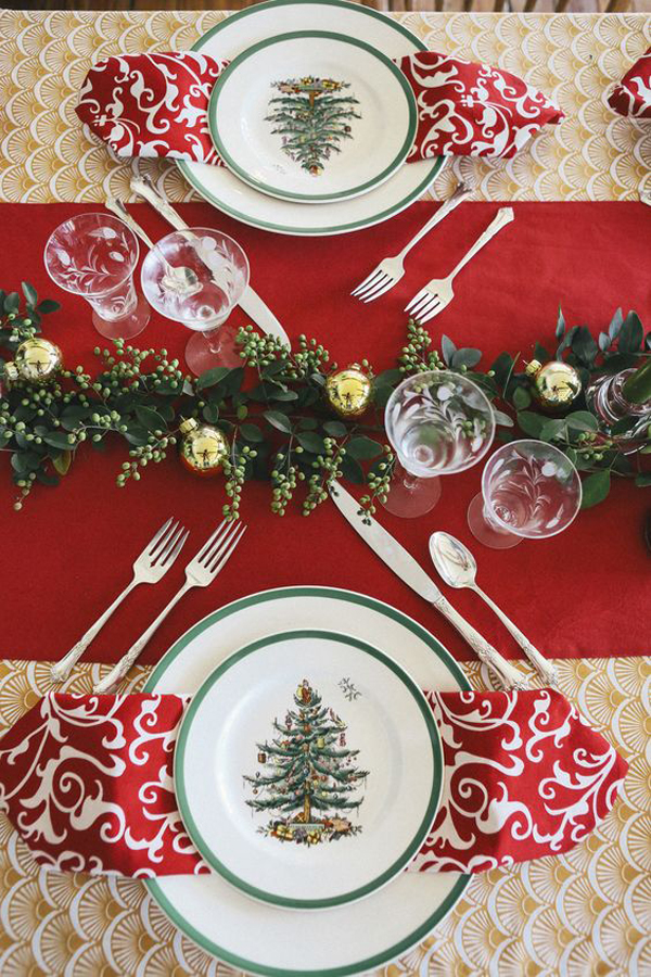 15 Traditional Christmas Table Setting Ideas