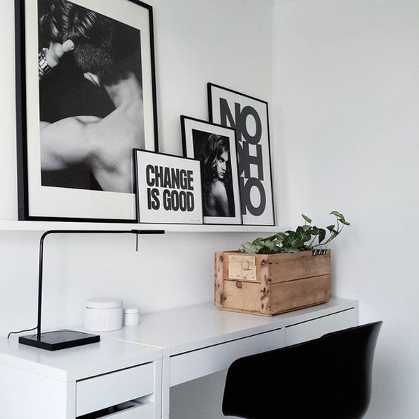20 Simple And Stylish Workspace With IKEA Micke Desk