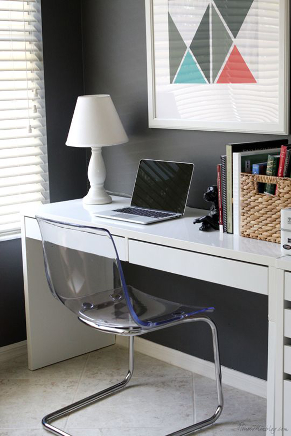 20 Simple And Stylish Workspace With IKEA Micke Desk