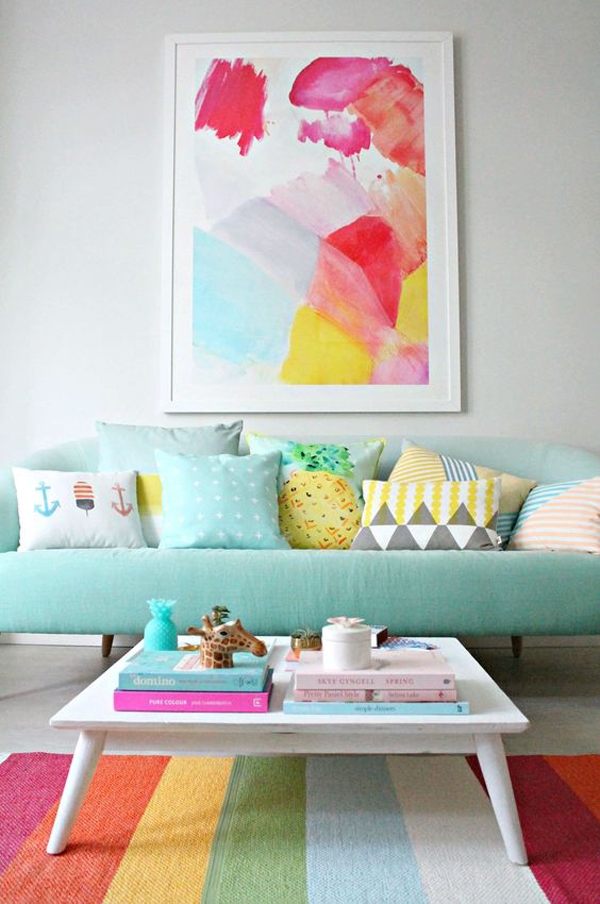 15 Pretty Living Room Ideas For Fashionable Young Girl’s