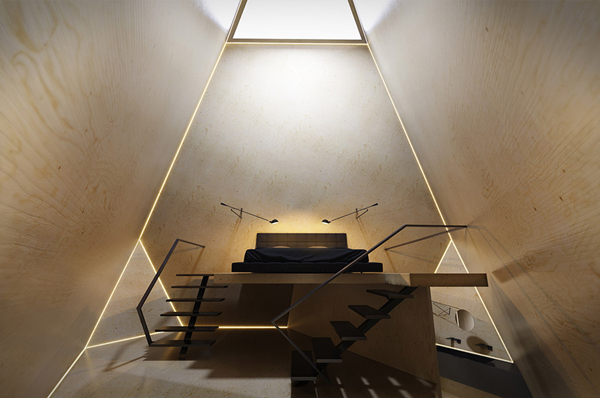 Artistic And Luxury Timber Pod Hotel With Diamond Shaped