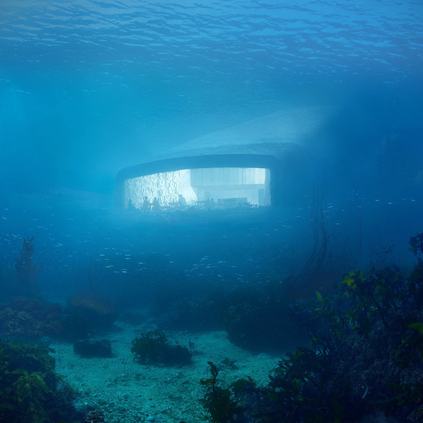Europe’s Very First Underwater Restaurant With Incredible Sea Landscape