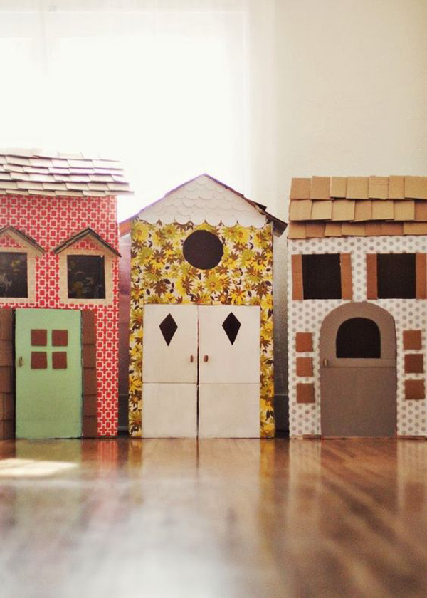 20 Awesome Cardboard Playhouse Design For Kids | Home Design And Interior
