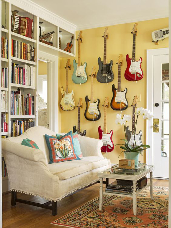 20 Cool Ways To Display Your Guitar Collections