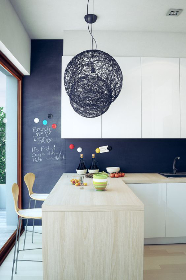 25 Popular Chalkboard Kitchen Backsplashes To Splash Of Creativity
