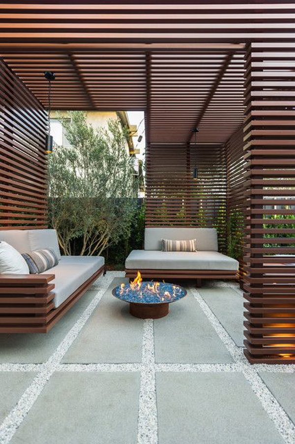 Pretty Deck Pergola For Backyard Living Room Home Design