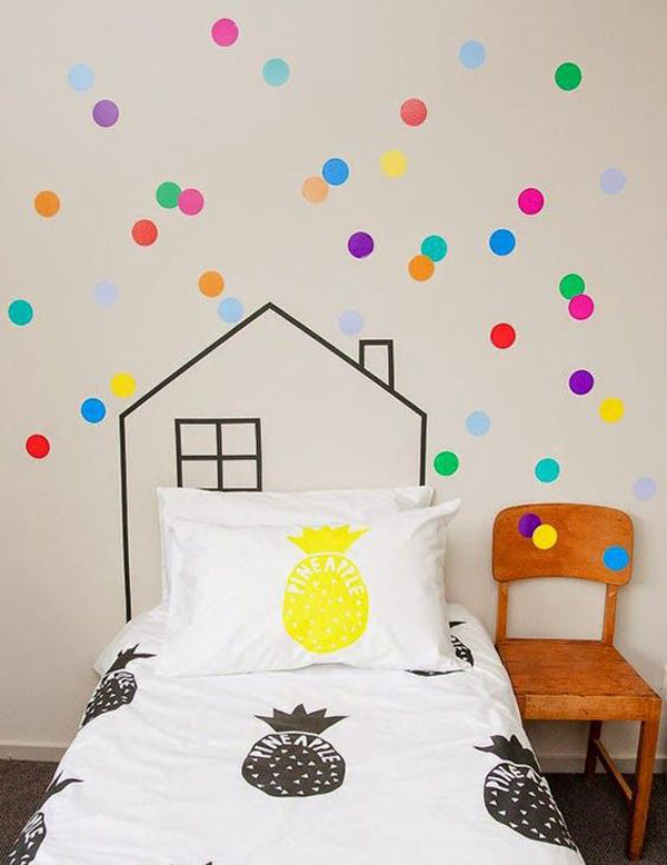 20 Cheap And Creative DIY Washi Tape For Kids Room
