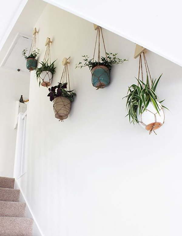 10 Ways To Add Botanical Trends For Minimalist Stairs