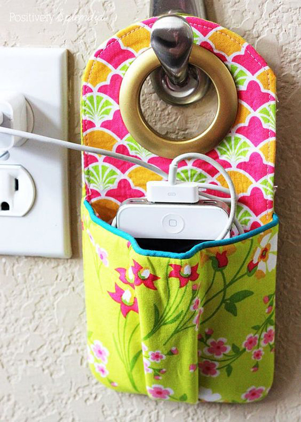 20 DIY Ways To Organize Gadget Cables And Chargers