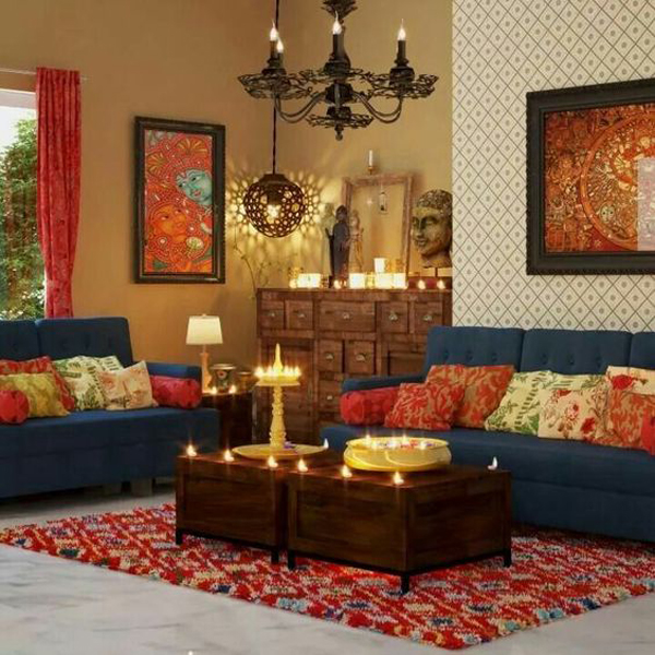 40+ Traditional Indian Living Room Decor Photos - House Decor Concept Ideas