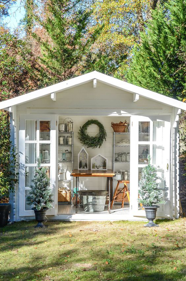 25 Cute And Inspiring Garden Shed Ideas Home Design And Interior