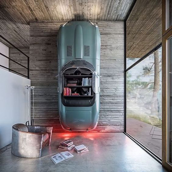 Amazing Porsche Wall Art Show In Living Space Homemydesign