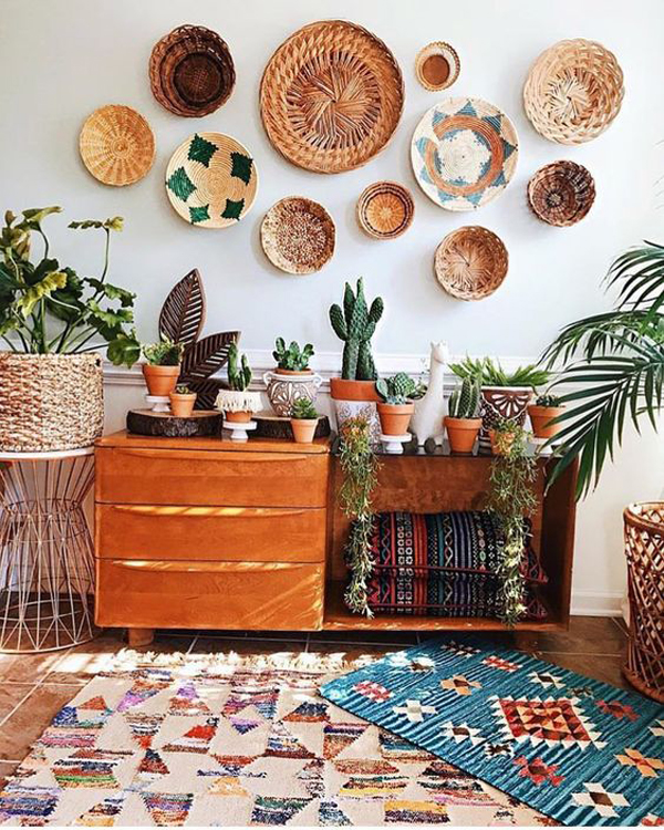 Simple Boho Wall Decor Ideas for Large Space