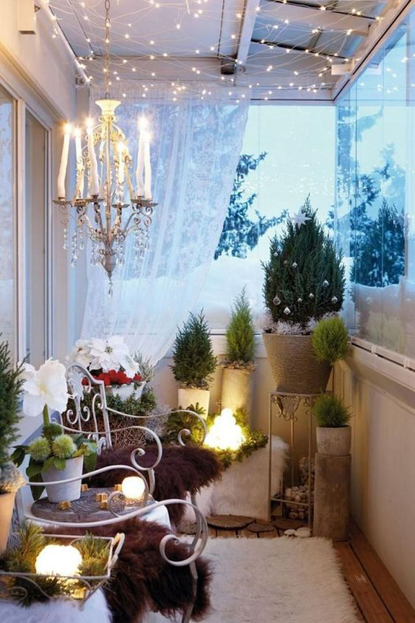 25 Winter Balcony Decor Ideas That Will Bring Warmth