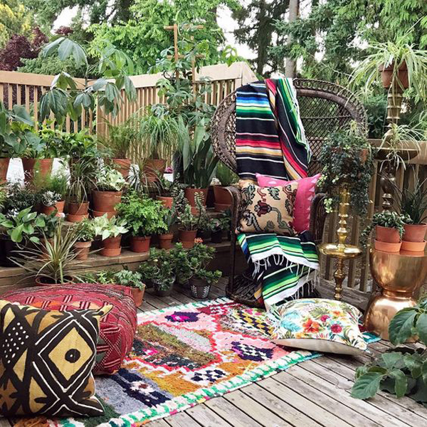 20 Eclectic Bohemian Gardens For Outdoor Decorating Ideas