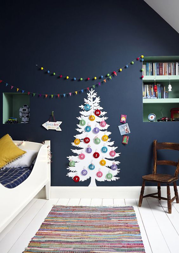 25 Wonderful Christmas Decorations For Kids Room