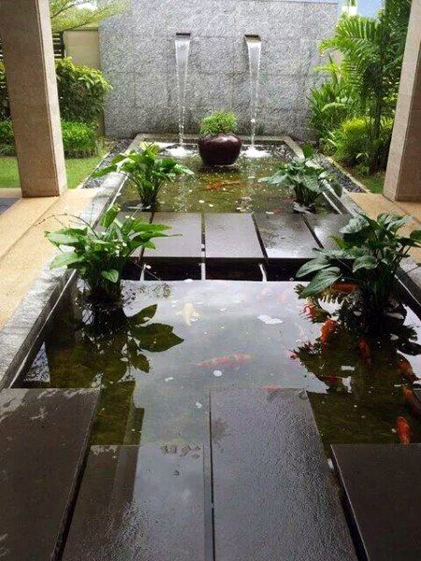 20 Modern And Impressive Indoor Pond Design Feels Outdoor