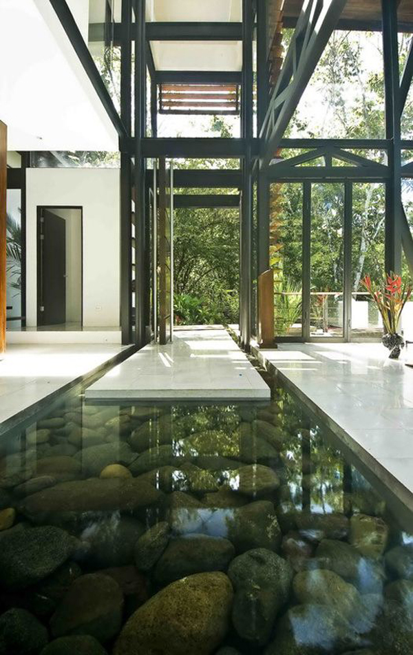 20 Modern And Impressive Indoor Pond Design Feels Outdoor