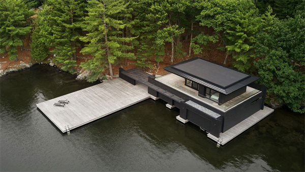 Tobin Island Boathouse By AKB Architects