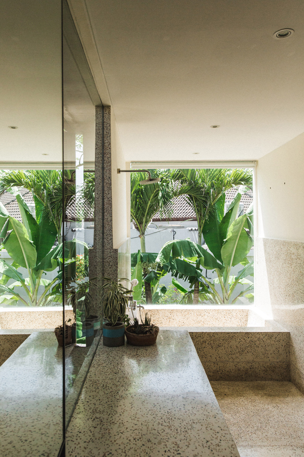 Brutalist Tropical Home With Nature Elements