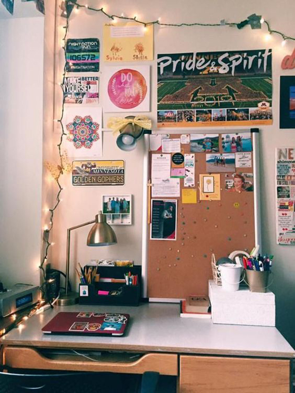 25 Cool Ways To Create Workspaces In Your Dorm