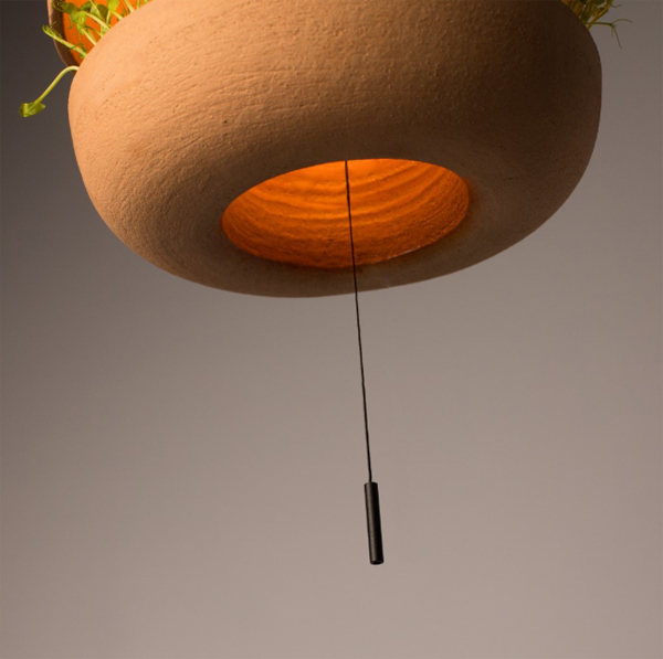 Unique Lamp With Planters You Can Eat