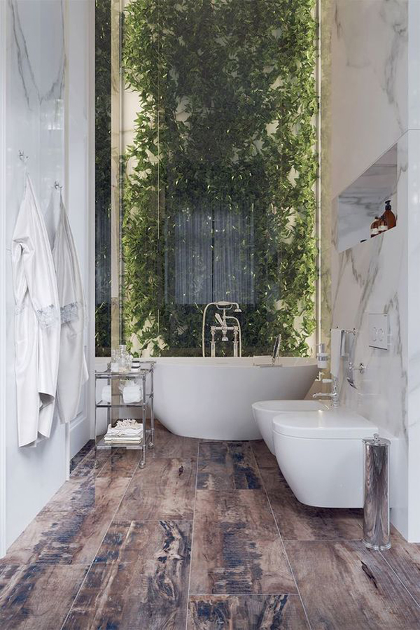 20 Modern Master Bathrooms Connected To Nature