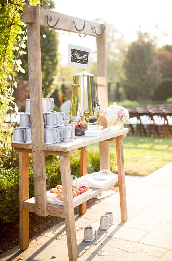 How to Make an Outdoor Drink Station