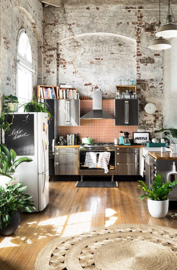Pretty Warehouse Apartment With Exposed Brick Walls