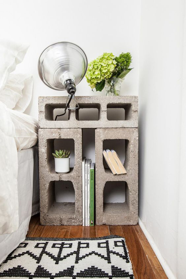 25 Beautiful Ways To Bring DIY Cinder Block Into Your Furniture