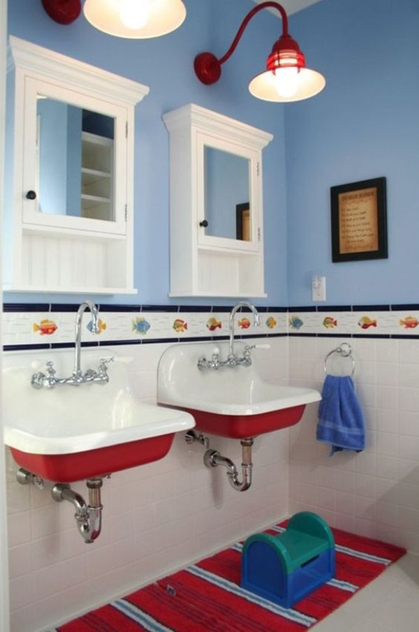 42 Cheerful Kids Bathroom Designs That Make Them Happy