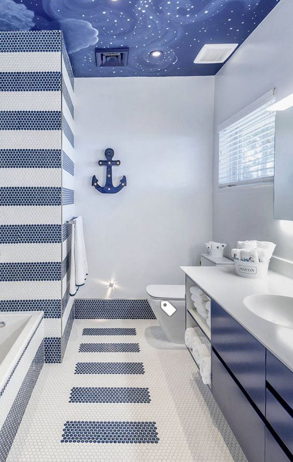 20 Charming Beach And Coral Themed Bathroom Ideas