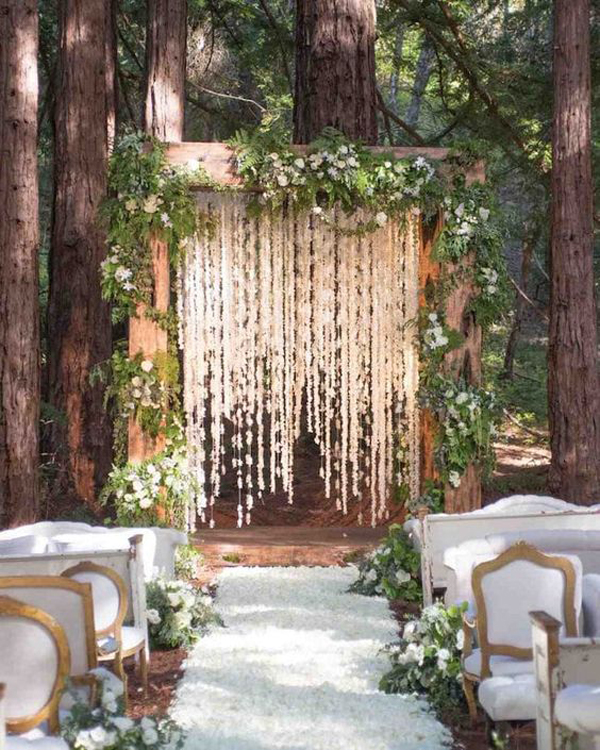 Forest Themed Wedding Ideas That Beautiful For Summer Obsigen