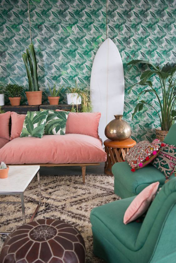 30 Tropical Summer Decor That Bring Your Home Into Holiday Feel