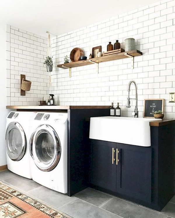 43 Small Farmhouse Laundry Room Ideas Look Bigger