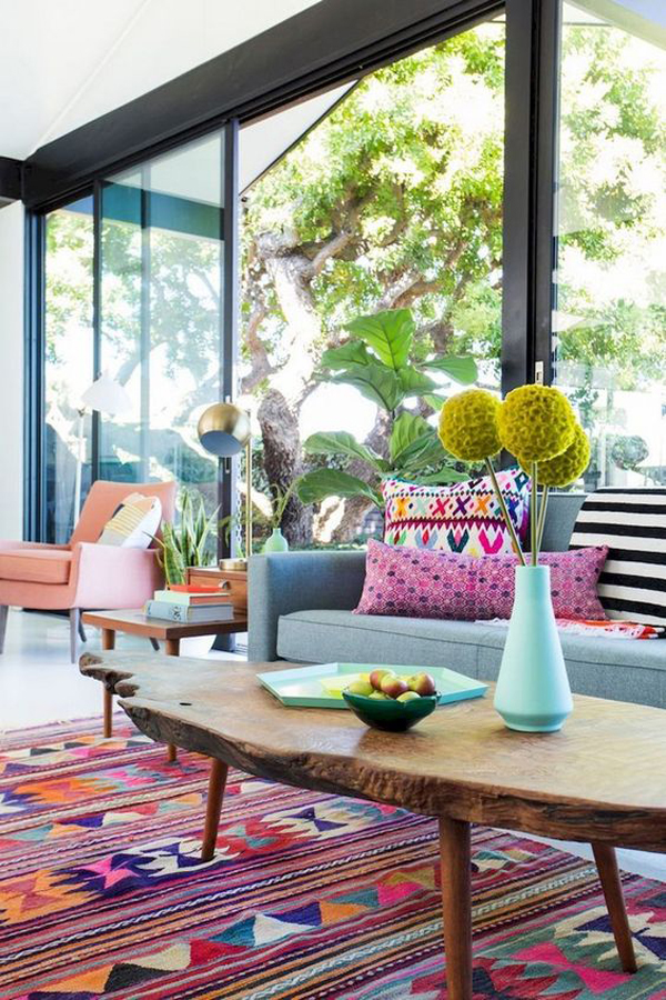 51 Bohemian Style Living Rooms You Can Try For Summer