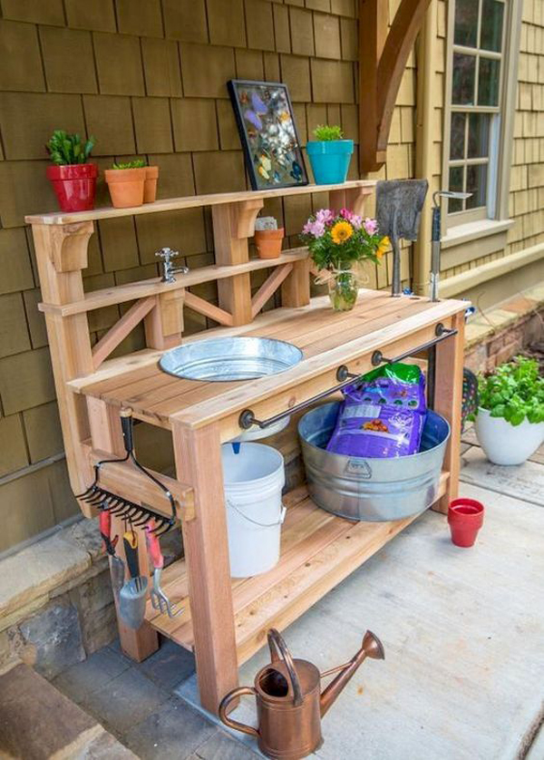 40 Awesome Garden Sink Ideas That Must Have To Outdoors