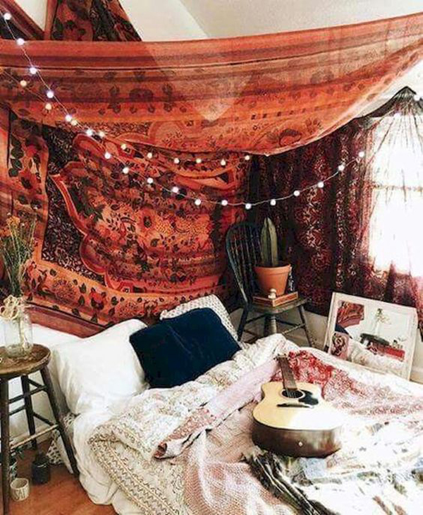 40 Best Tapestry Bedroom Ideas With Bohemian Vibes