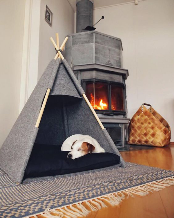 20 Modern Indoor Dog Houses For Small Dogs | HomeMydesign