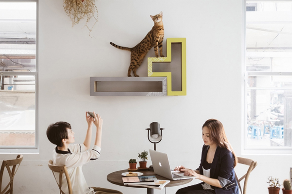 Katris: Modern Cat Tree For Your Furry Friend