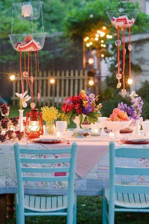 34 Romantic Outdoor Dining Party Ideas For Your Entertaining