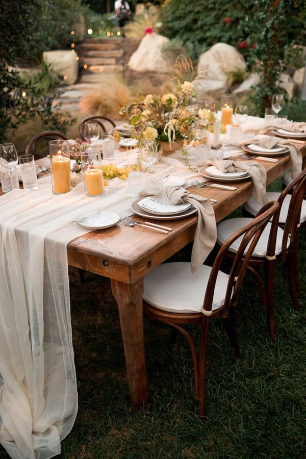 34 Romantic Outdoor Dining Party Ideas For Your Entertaining
