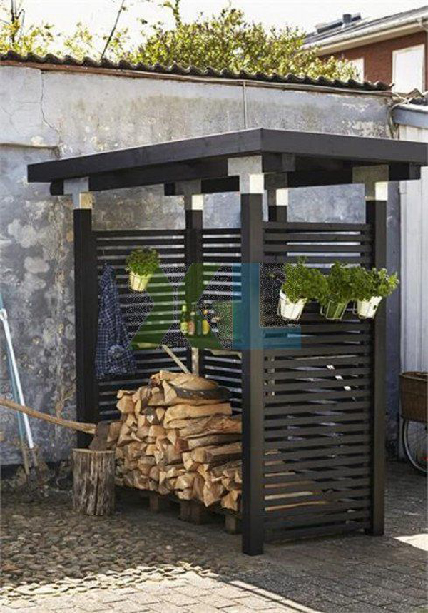 37 Brilliant DIY Outdoor Firewood Storage Ideas