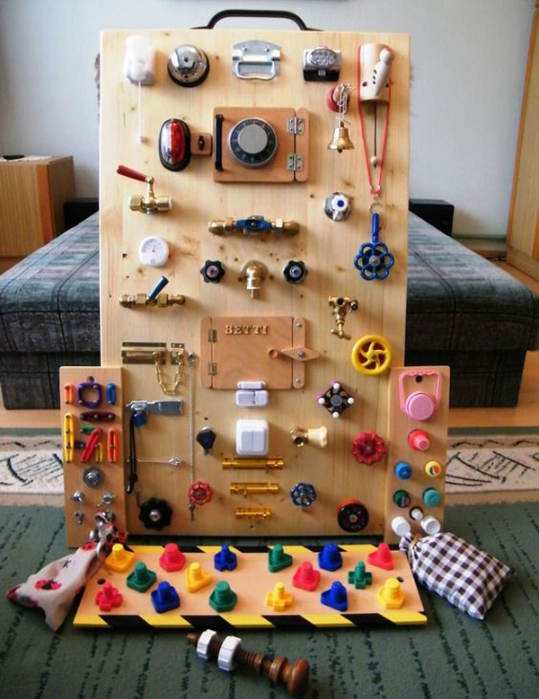 30 Creative DIY Busy Boards For Toddler Learning HomeMydesign