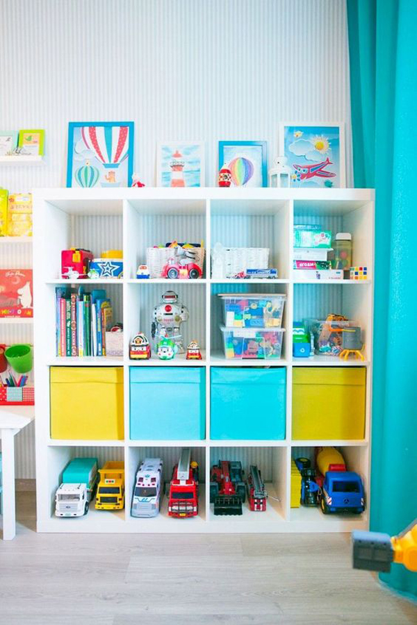 30 Beautiful Ways To Organized Playroom With Toys Storage Ideas