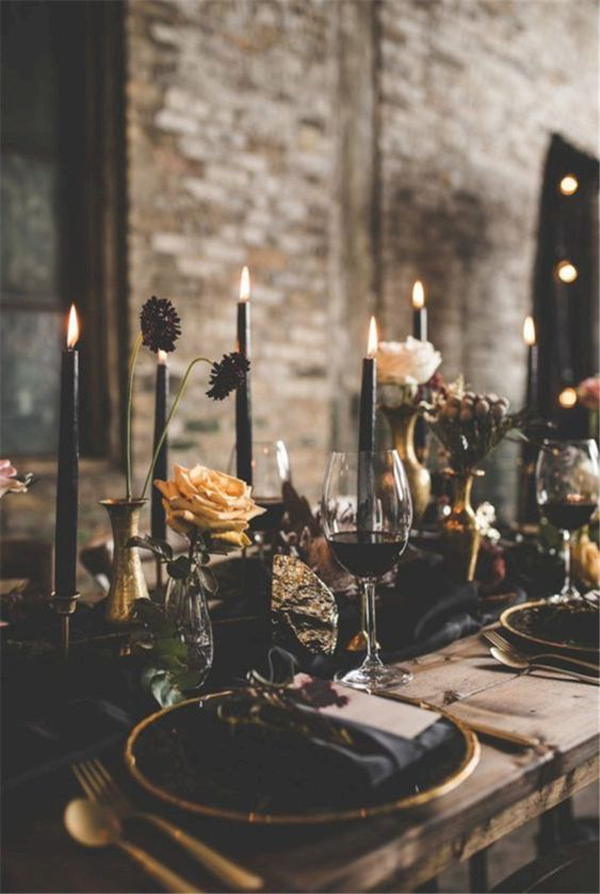 42 Most Romantic Halloween Wedding Decor Ideas You Must See