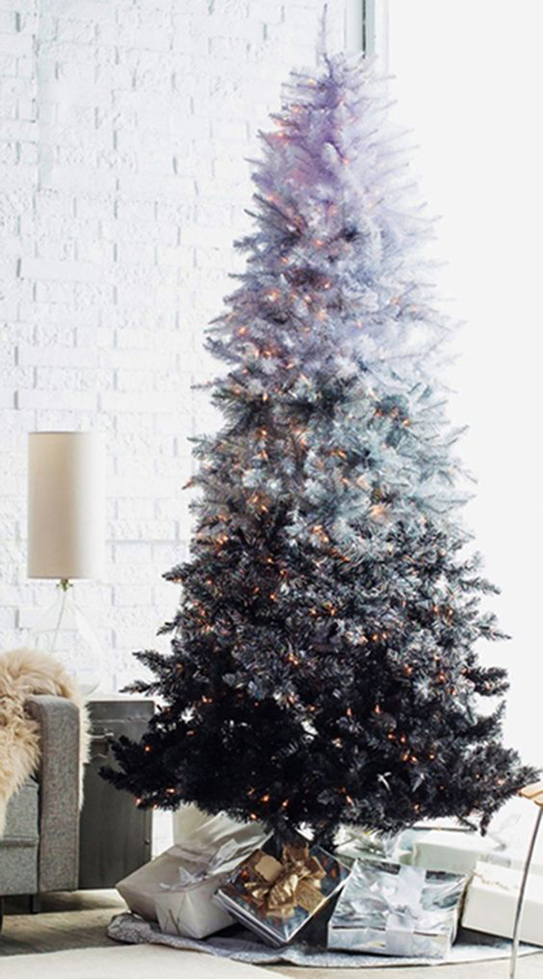 25 Black Christmas Trees That You Can Apply For Halloween